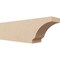 Ekena Millwork 4in. W x 6in. H x 20in. L Moab Woodgrain TimberThane Rafter Tail, Primed Tan RFTUR04X06X20MOARCPR - alternate 1
